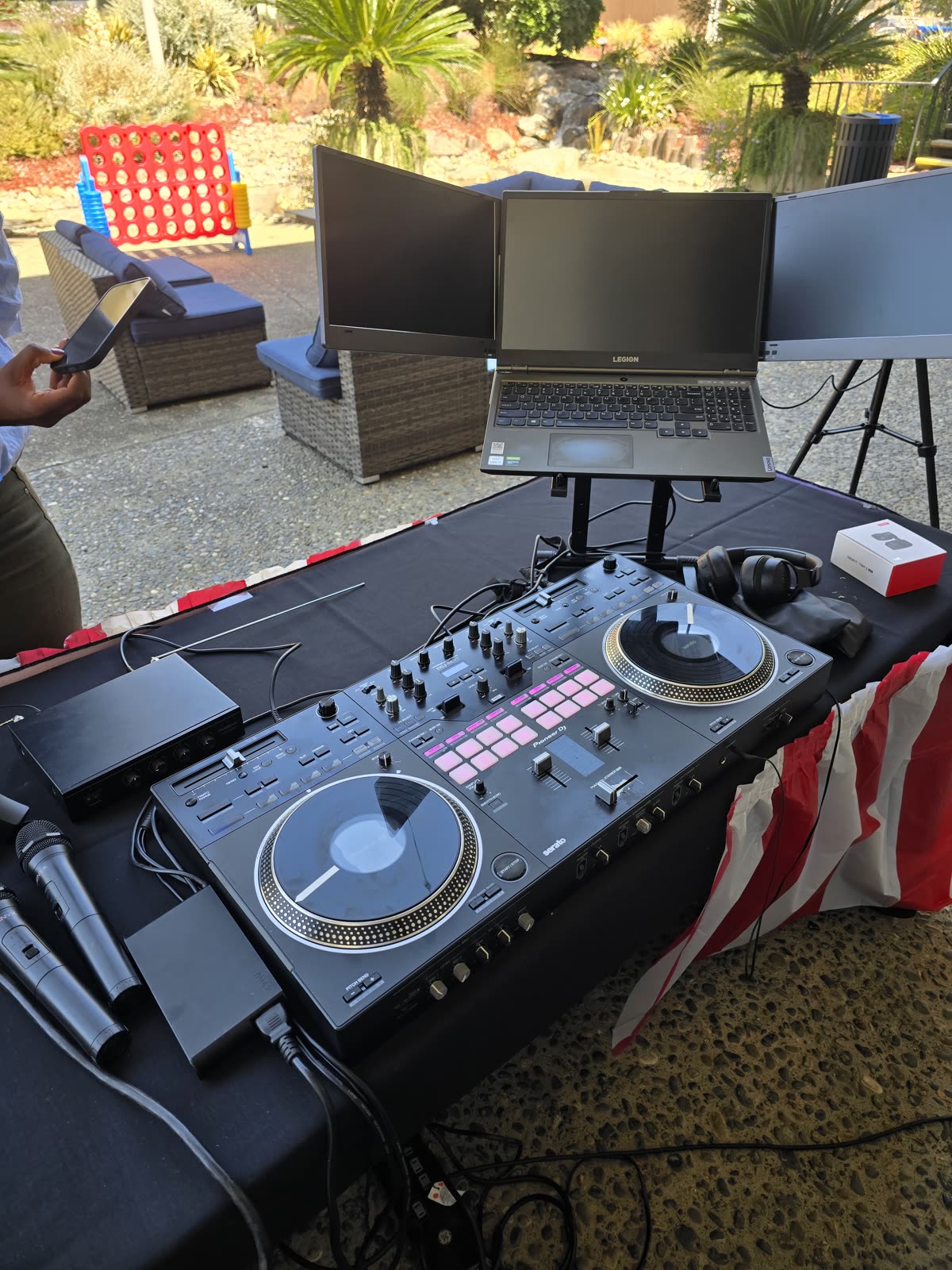 Sacramento company holiday party with DJayTwitch entertainment and MC